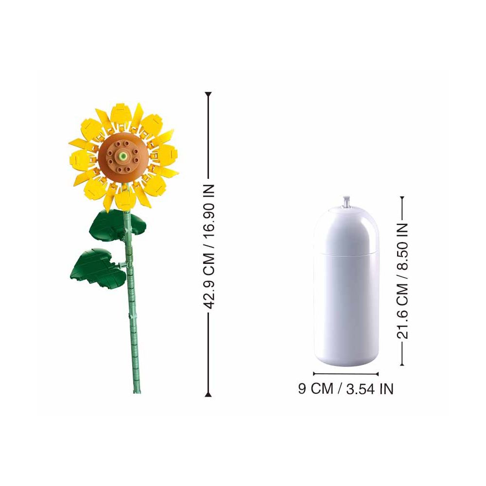 Конструктор Sluban Pleyerid Подсолнечники 251 дет. M38-B1101-10