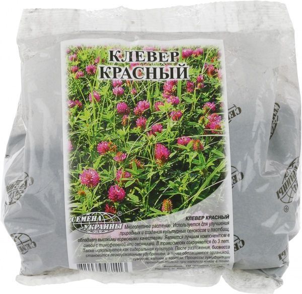 Семена Семена Украины клевер луговой красный 500 г