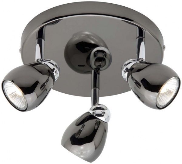 Спот Brilliant Milano 3xGU10 черный G29734/76