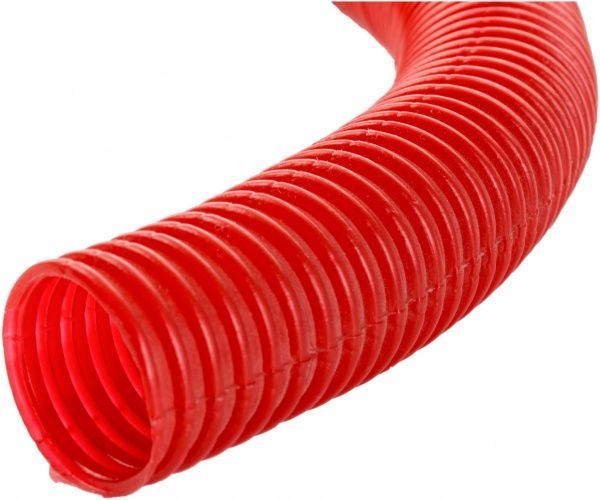 Гофра для ізоляції Lion МПТ та Pex труб, d-36мм червоний