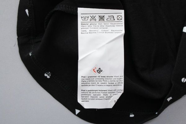 Платье 5.10.15. 3K3907 р.92 черный с принтом 