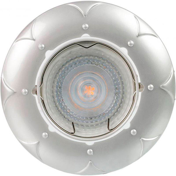 Светильник точечный LightMaster MR16 GU5.3 жемчужное серебро DL6022 жемч. срібло 