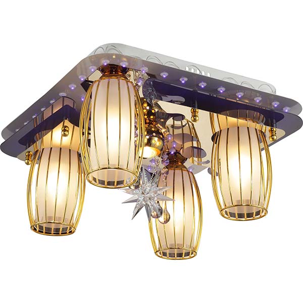 Люстра Altalusse LV218-15 белый/золото