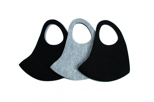 Маска Grandtex неопреновая многоразовая двухсторонняя меланж р. S 3 шт.