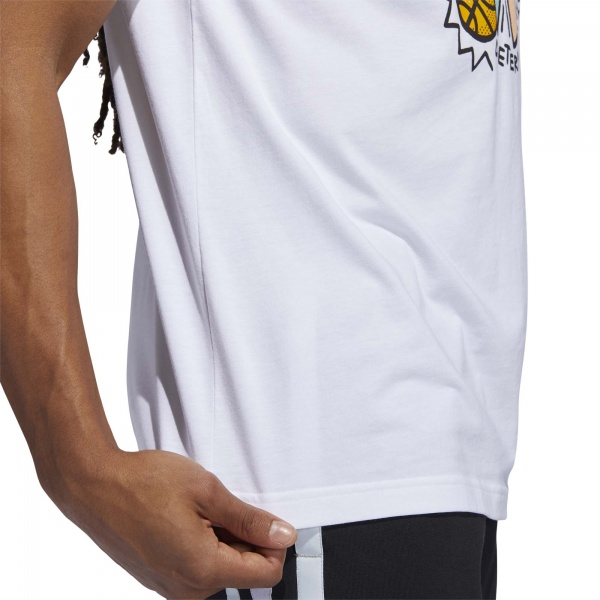 Футболка Adidas DON 3 NYC GT0224 р.XL белый