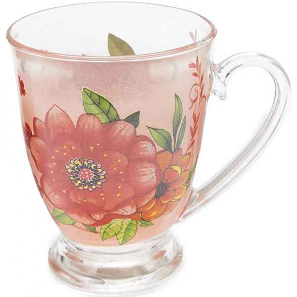 Кружка скляна Піон 330 мл