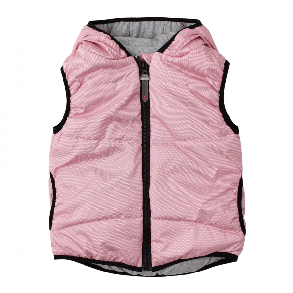Жилет дитячий для дівчаток Соня горох р.140 рожевий Ш227 