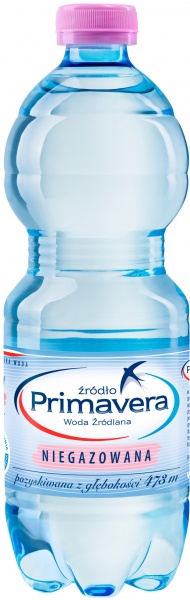 Вода мінеральна Primavera п/пл негазована 0,5 л 
