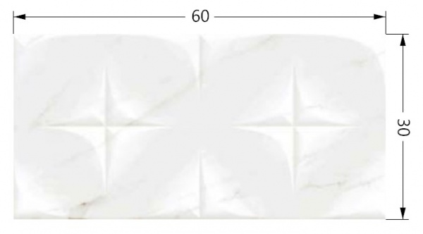 Плитка TABRIZ TILE Altea White Concept 30x60 