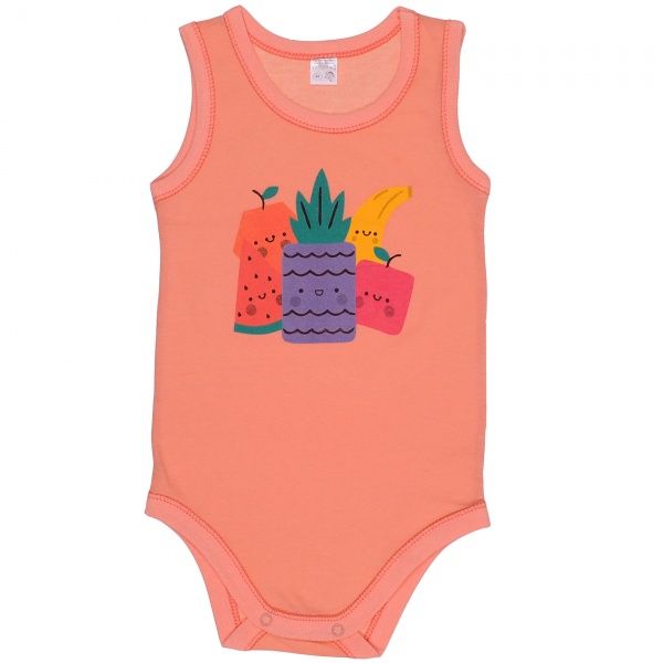 Боди детское Татошка 14171крл р.68 оранжевый 