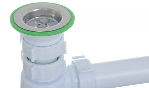 Сифон для умывальника ScandiSPA резьбовой выпуск, труба L200 / D32mm