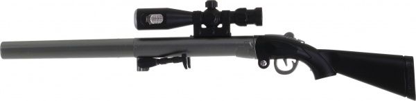 Ручка гелевая Винтовки черная 