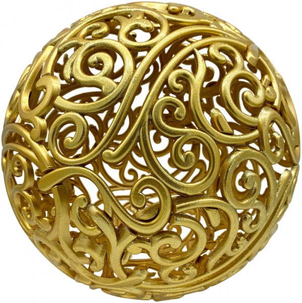 Ялинкова іграшка Шар ажурный 30 см різнокольоровий