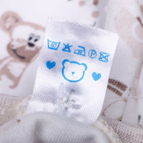 Боди детское унисекс Baby Veres Crazy Zoo р.56 бежево-коричневый-2 