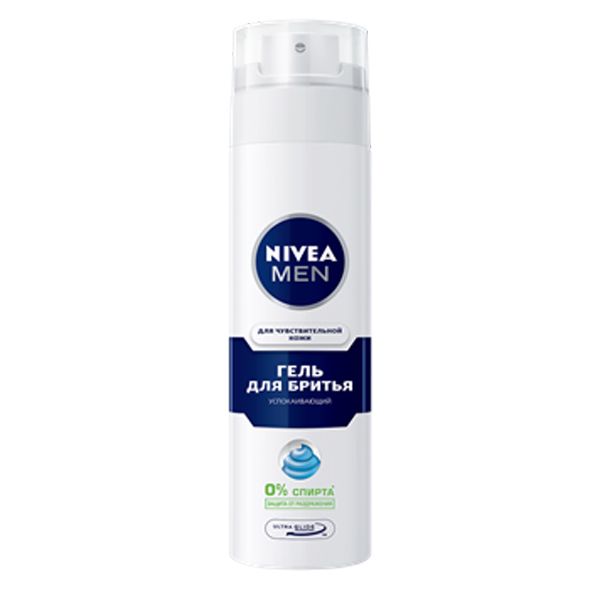 Гель для бритья Nivea MEN Успокаивающий для чувствительной кожи 200 мл