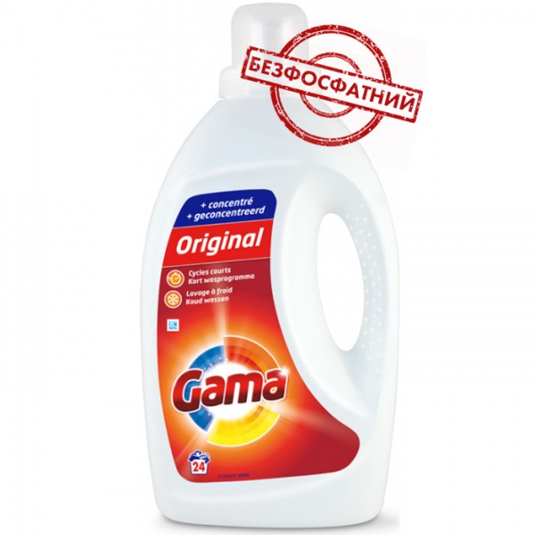 Гель для машинной стирки Gama универсальный 1,2 л 