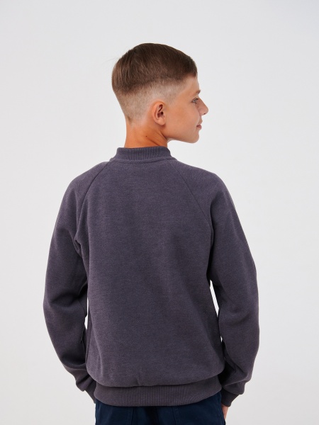 Бомбер для хлопчика Smil р.158 графіт 116578 