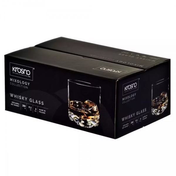 Набор стаканов для виски MIXOLOGY 280 мл 6 шт. Krosno 