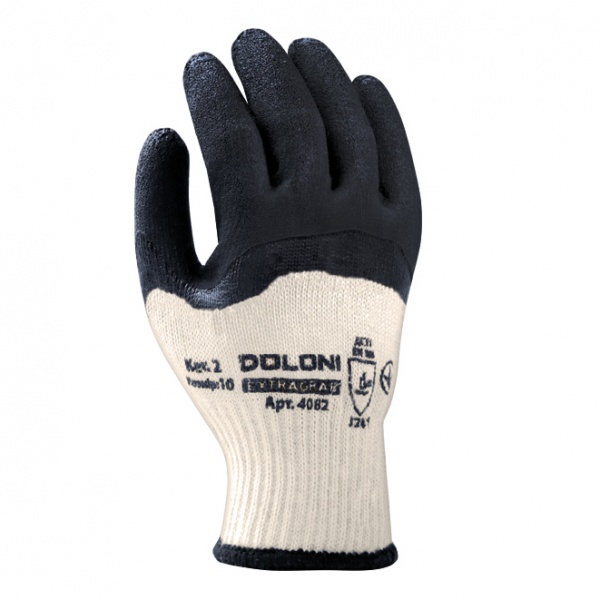Рукавиці Doloni Extragrab з покриттям латекс XL (10) 4082