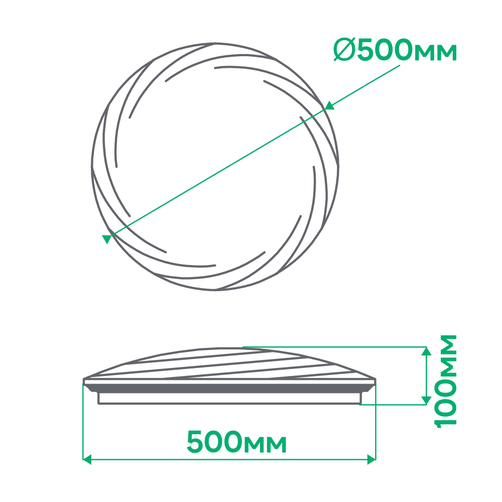 Світильник світлодіодний ARDERO AL5000-3ARD 72W 5400Lm SUNLIGHT білий 2700-6500 К