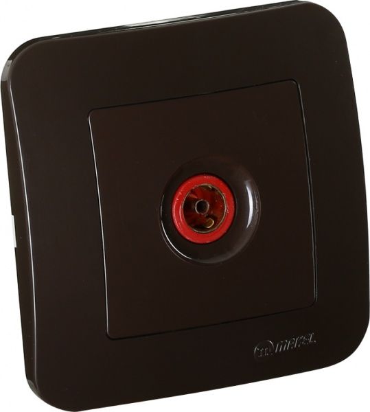 Розетка TV Makel Lillium Natural коричневий