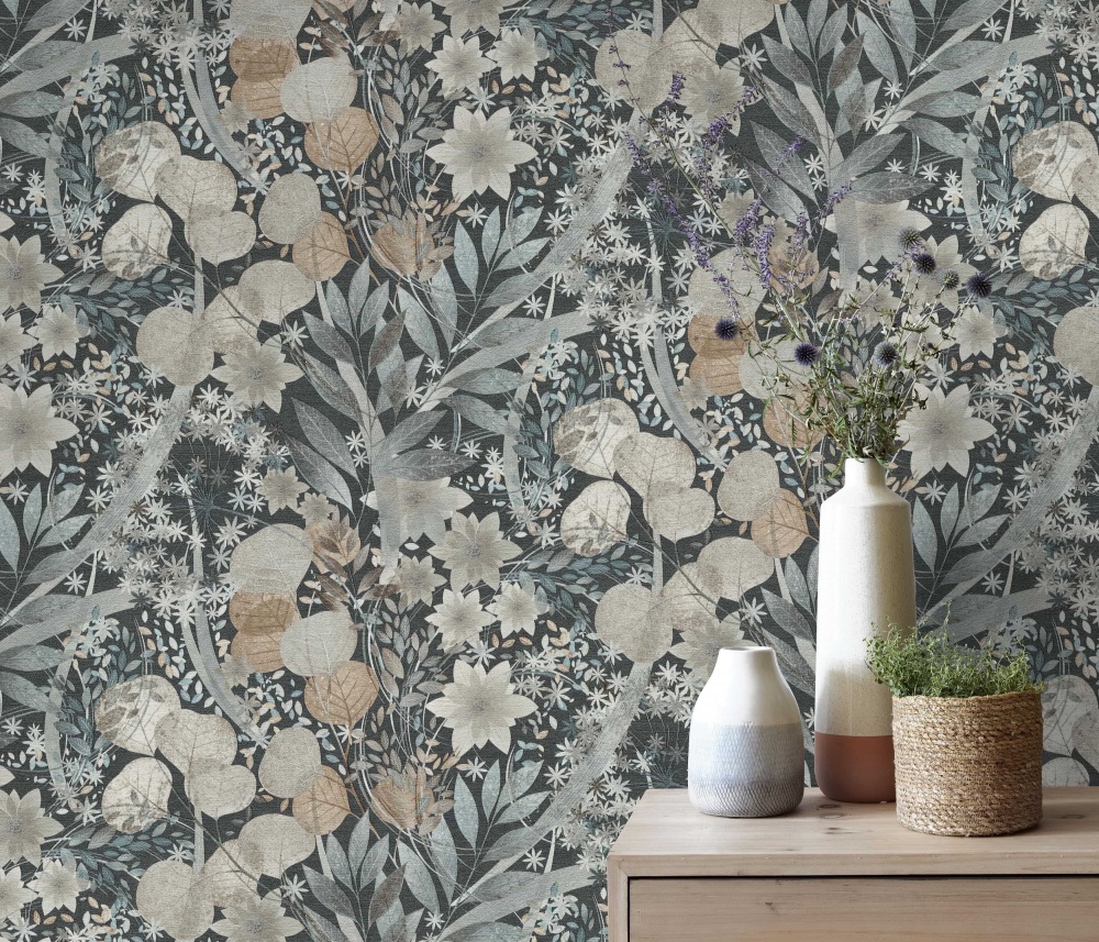 Шпалери вінілові на флізеліновій основі Erismann Secret Garden 12238-44 1,06x10,05 м