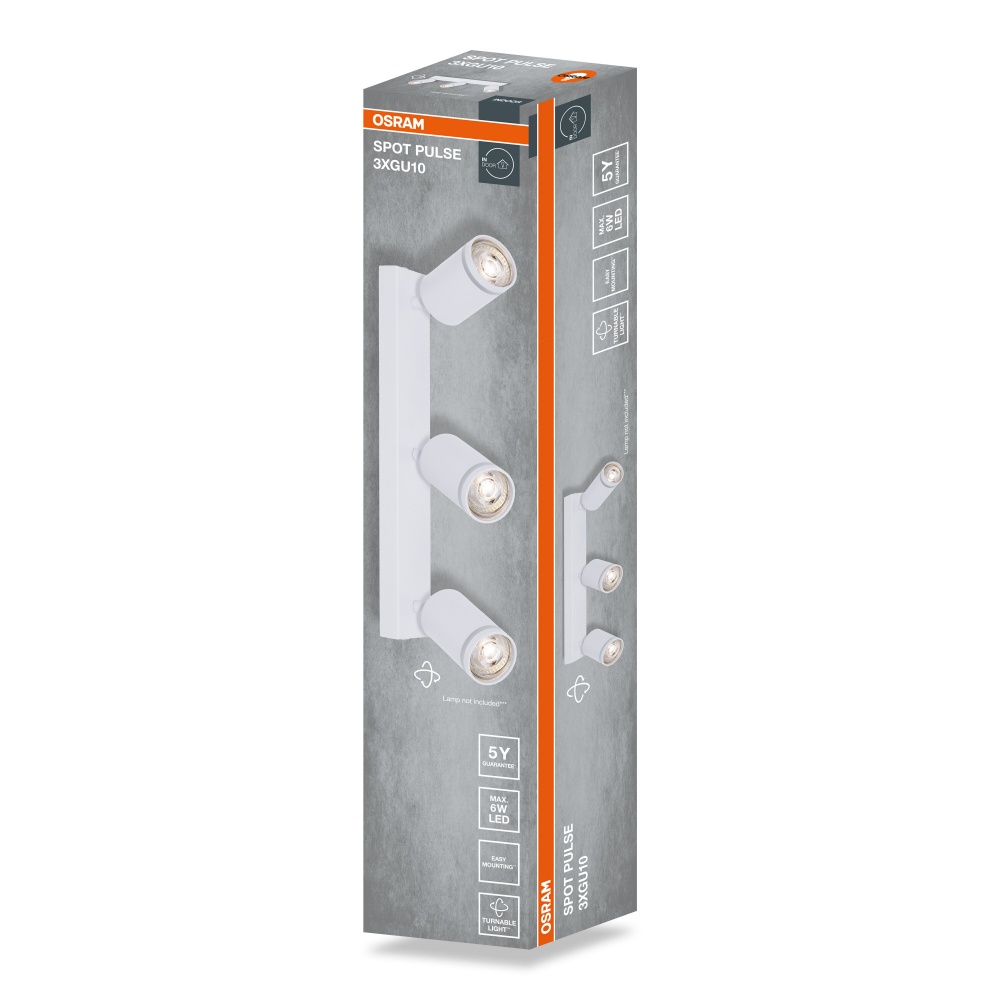 Спот Osram 3xGU10 белый LED Spot pulse 3 WT