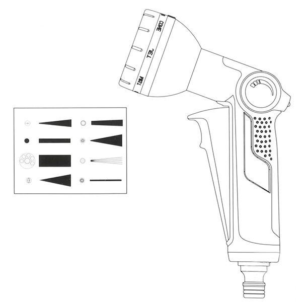 Пистолет для полива Klever DY2084A 