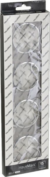 Рамка четырехместная HausMark Bela матовый хром SNG-FRM.RD20G4-MC