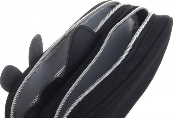 Пенал школьный Зебра черно-белый