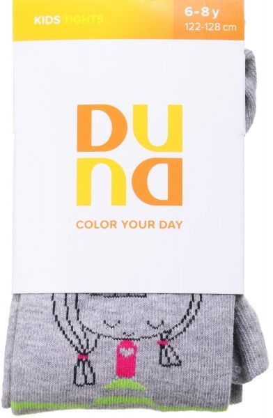 Колготки детские унисекс Duna 4411 р.122-128 светло-серый 