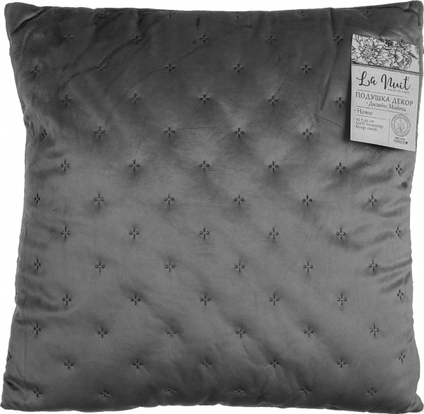 Подушка декоративная Modena 45x45 см черный La Nuit 