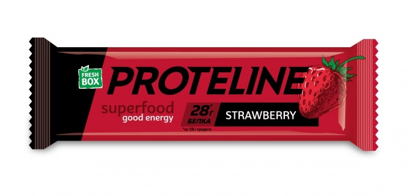 Батончик Fresh Box с клубникой 40 г