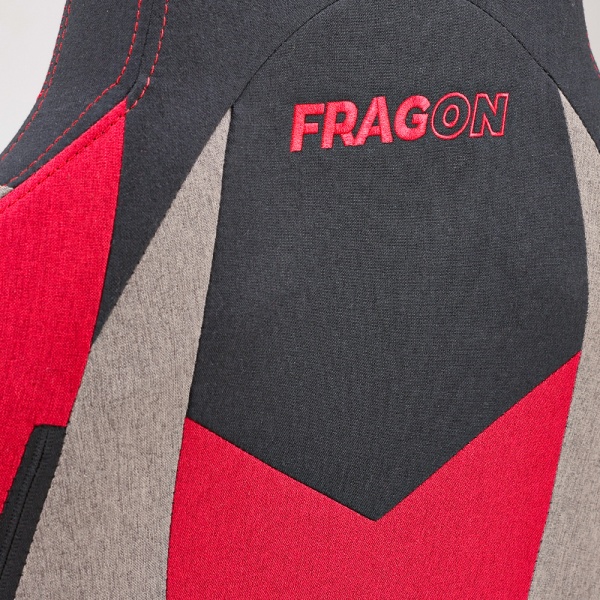 Кресло игровое FRAGON 7X Series Warrior черный/серый/красный 