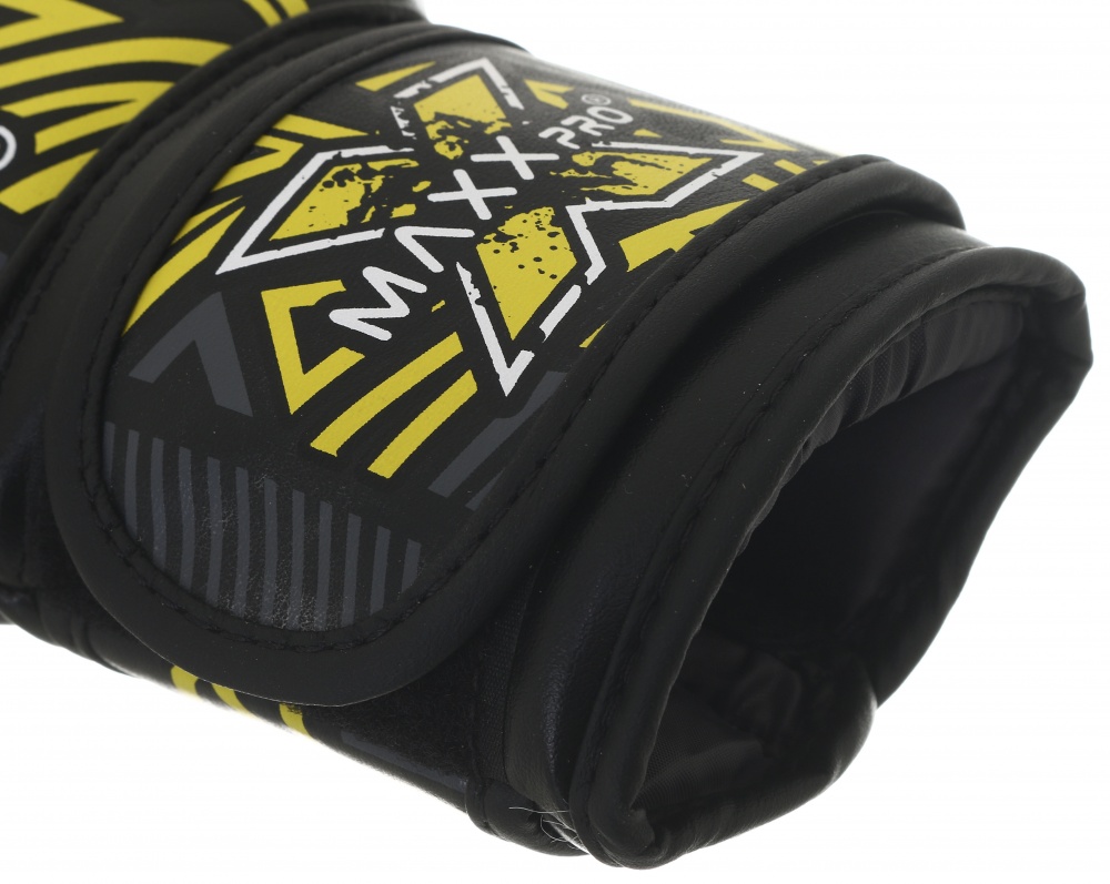 Боксерские перчатки MaxxPro AVG-250 Yellow vynil-06 р. 6 6 ozoz Yellow vynil-06 желтый