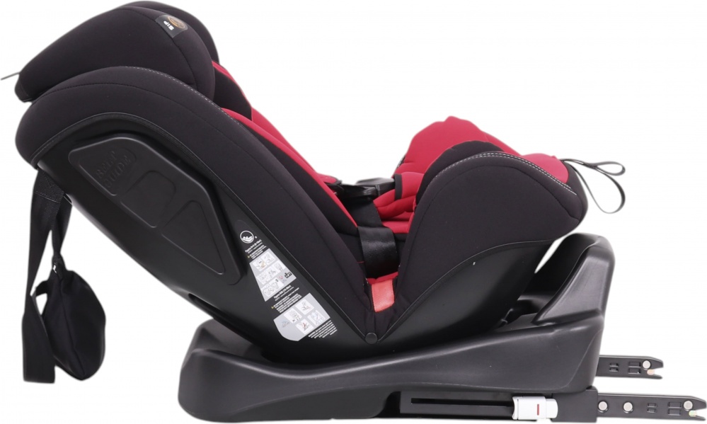 Автокрісло Eternal Shield AA07-R з isofix червоний із чорним