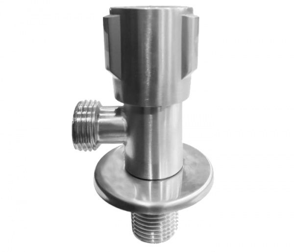 Кран кутовий FADO S.r.l NEW з керамічною головкою 1/2 x1/2 KZS81