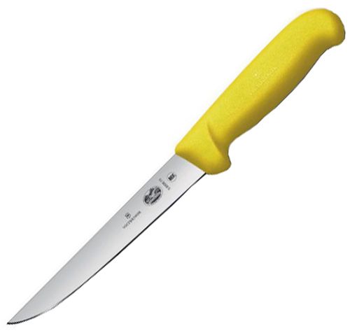 Нож кухонный Fibrox Boning 15 см желтый 5.6008.15 Victorinox
