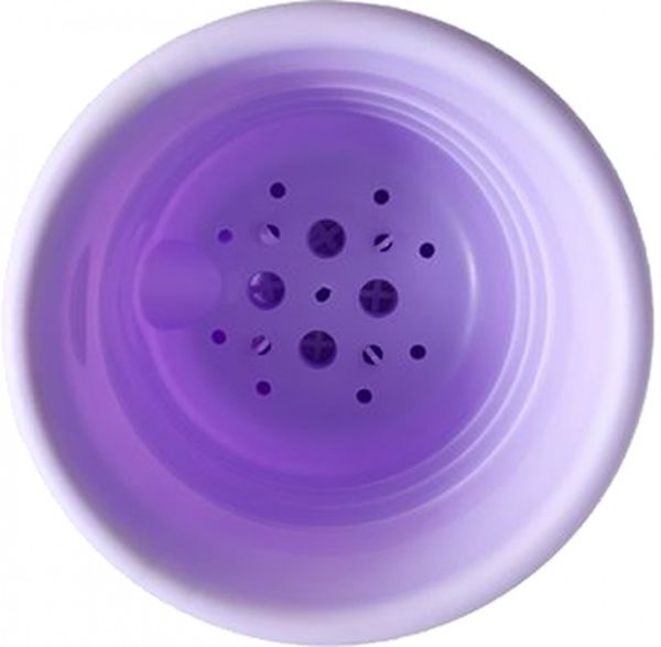 Горшок пластиковый Омела Омела Пастель 1 литра круглый 1л лаванда 