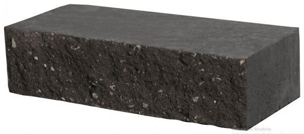 Фасадний камінь Рустик 250x65 мм графіт ЗЗБК ім. С. Ковальської 