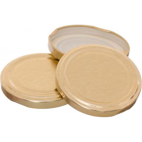 Набор крышек Твист Офф золото 20 шт 66 мм