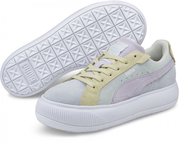 Кроссовки Puma Suede Mayu Raw Wns 38311401 р.UK 4,5 серо-желтый