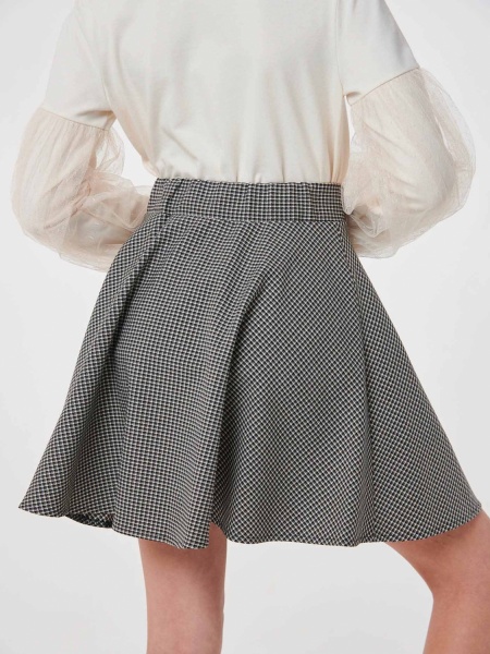 Юбка Smil р.122 черный с белым 120361 