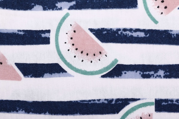 Пелюшка Luna Kids Кавунчики 90x90 см білий із синім