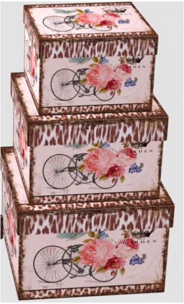 Коробка подарочная UFO 2269-SY517 13x13x8 см BIKE