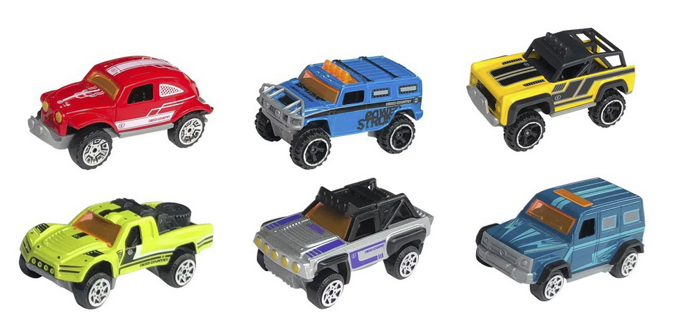 Игровой набор Xinze 1:64 машинки 6 шт. HJP1433500