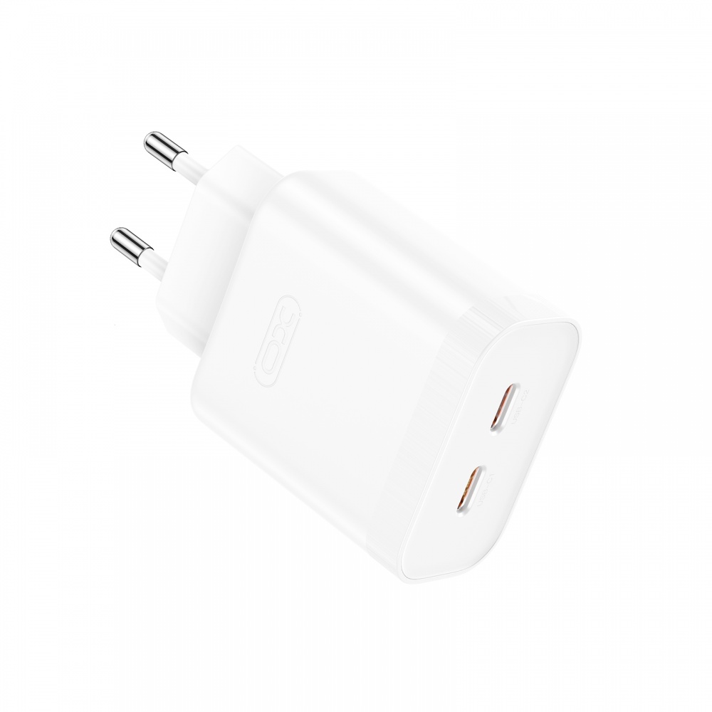 Сетевое зарядное устройство Xo L105 35W 2хUSB-C White (L105.white)