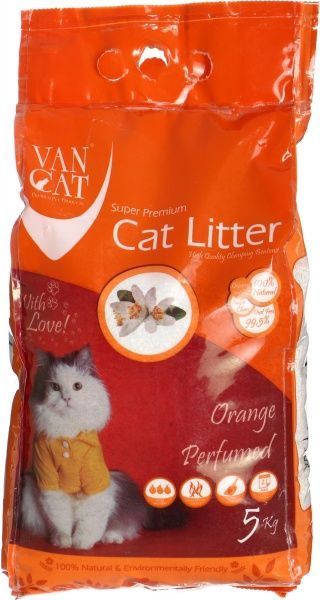 Наповнювач для котячого туалету VanCat Orange 5 кг 55446