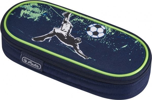 Пенал Case Flap Kick It 50021208 Herlitz синий