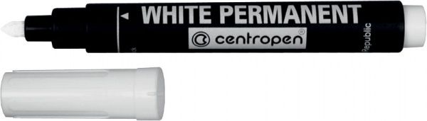 Маркер специальный Centropen Permanent 2,5 мм 8586/11 белый 